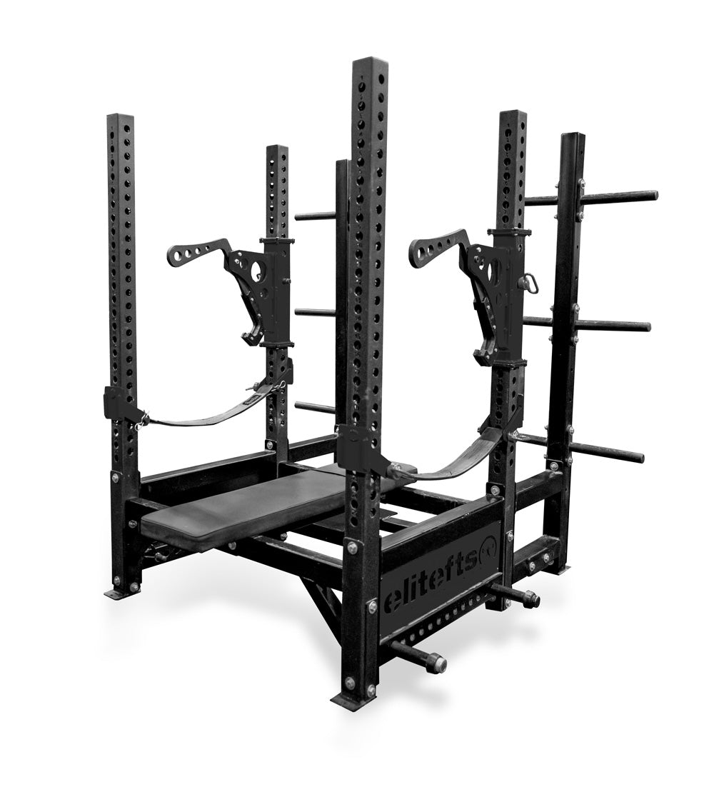 elitefts Signature Power Bench Rack Pro black