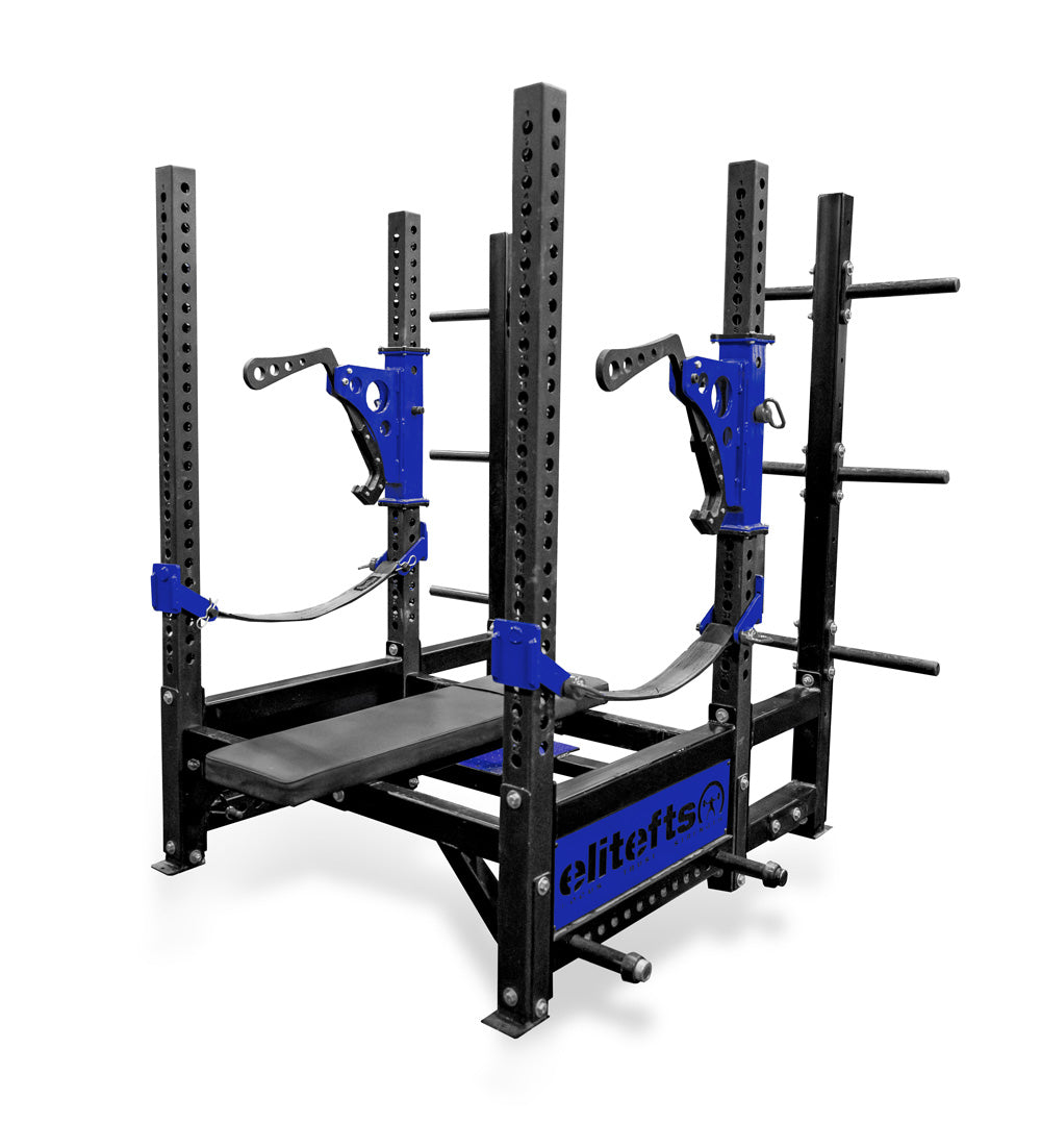 blue elitefts Signature Power Bench Rack Pro