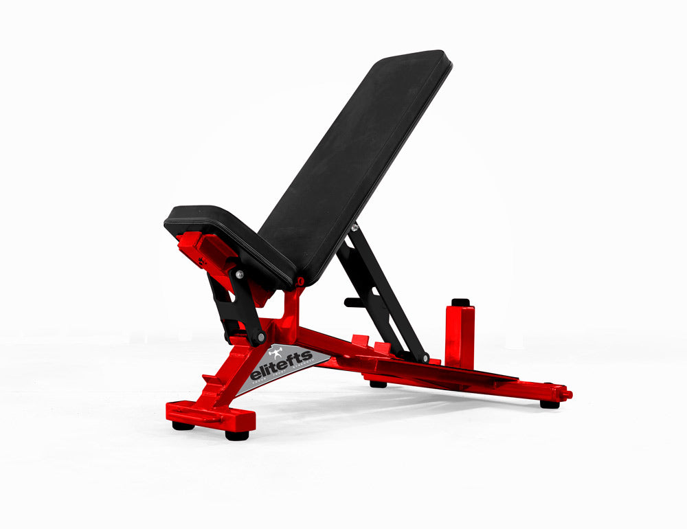 Collegiate 0-90 Bench with Spotting Steps and Kick Stand
