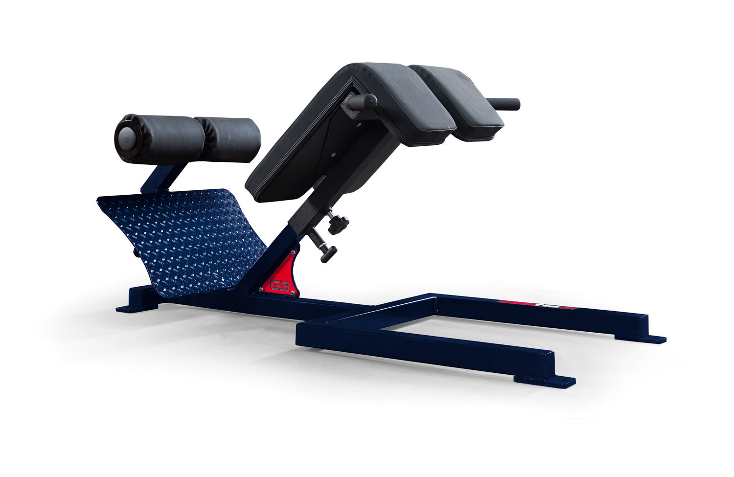 elitefts G3 45 Degree Back Raise navy blue frame black pad