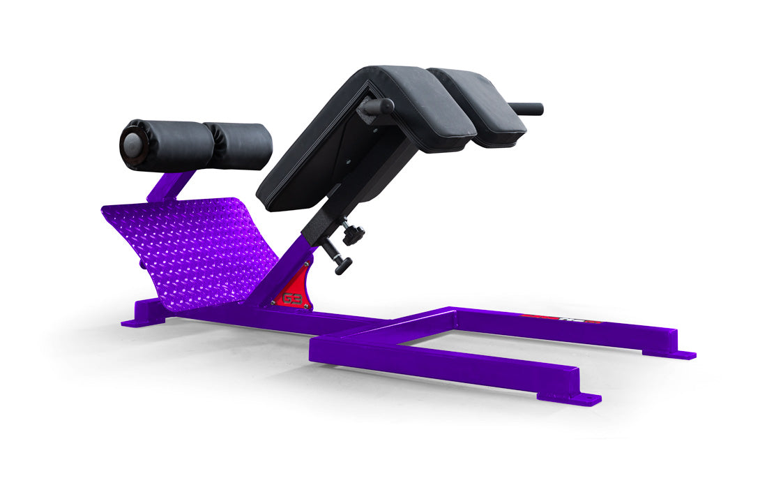elitefts G3 45 Degree Back Raise purple frame black pad