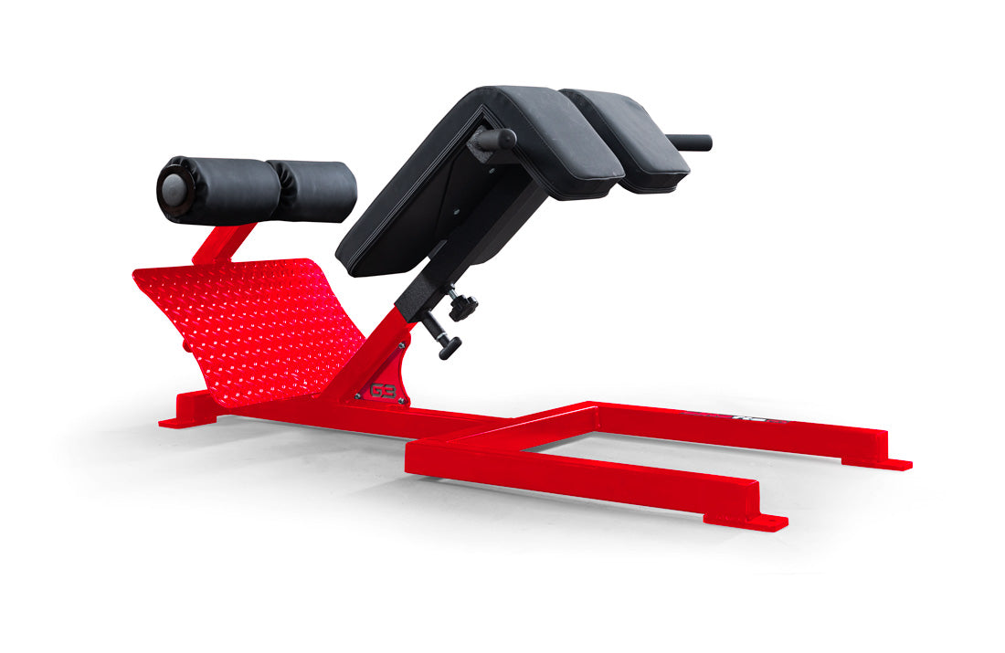 elitefts G3 45 Degree Back Raise red frame black pad