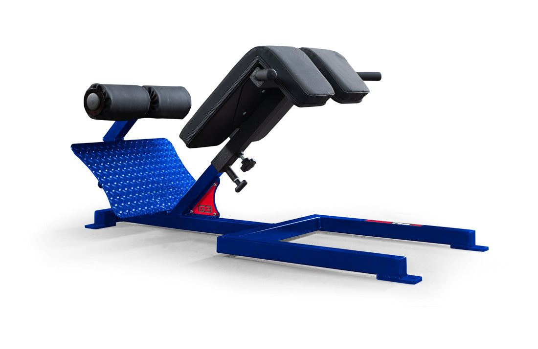 elitefts G3 45 Degree Back Raise blue frame black pad