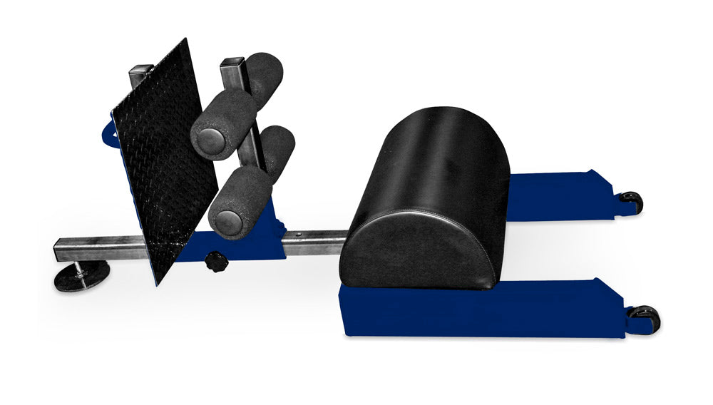 blue elitefts Scholastic Floor Glute Ham Raise (GHR) with Wheels