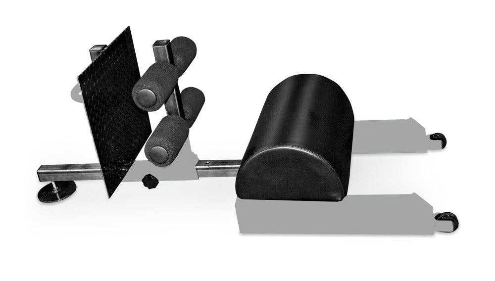 gray elitefts Scholastic Floor Glute Ham Raise (GHR) with Wheels