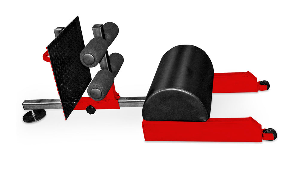 red elitefts Scholastic Floor Glute Ham Raise (GHR) with Wheels
