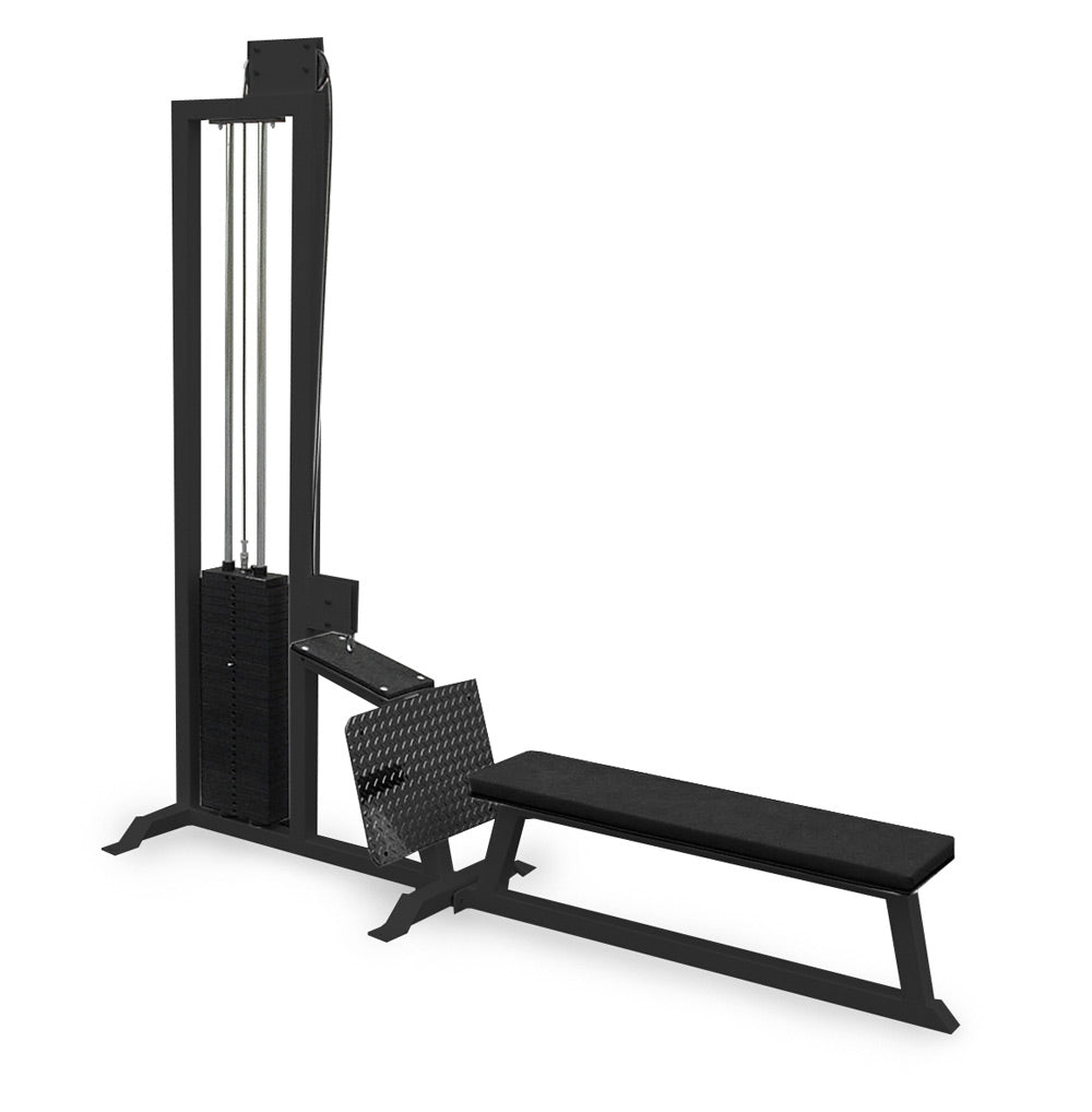 black elitefts  Low Row with Bench - Selectorized