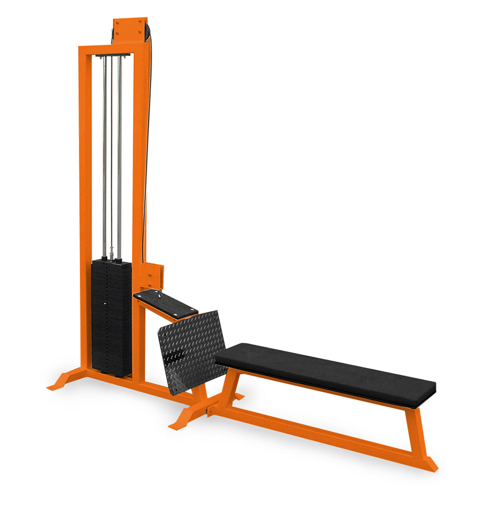 orange elitefts  Low Row with Bench - Selectorized