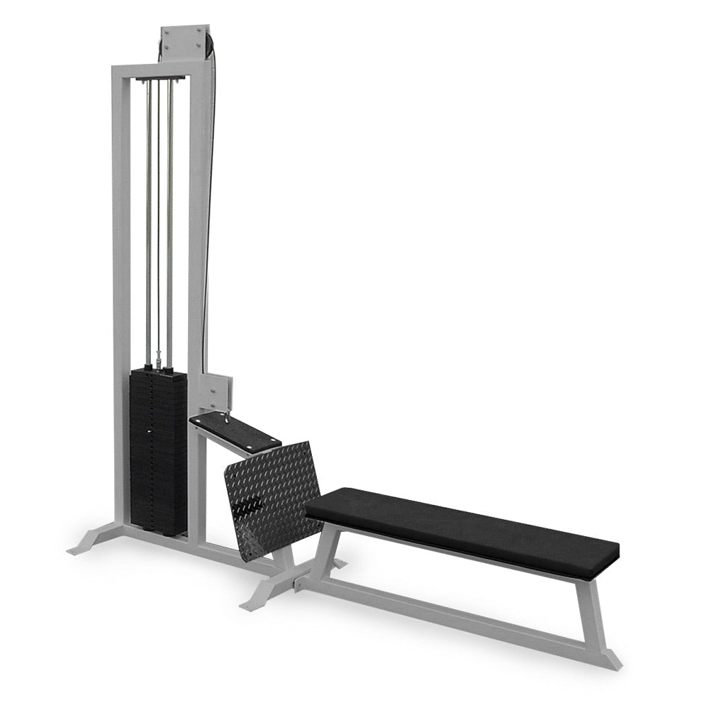 gray elitefts  Low Row with Bench - Selectorized