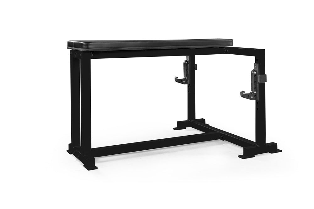 elitefts Prone Row with Adjustable J Cups black