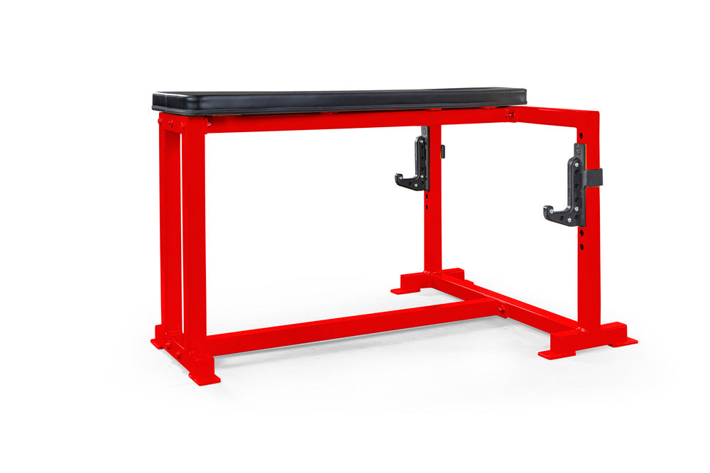 red elitefts Prone Row with Adjustable J Cups