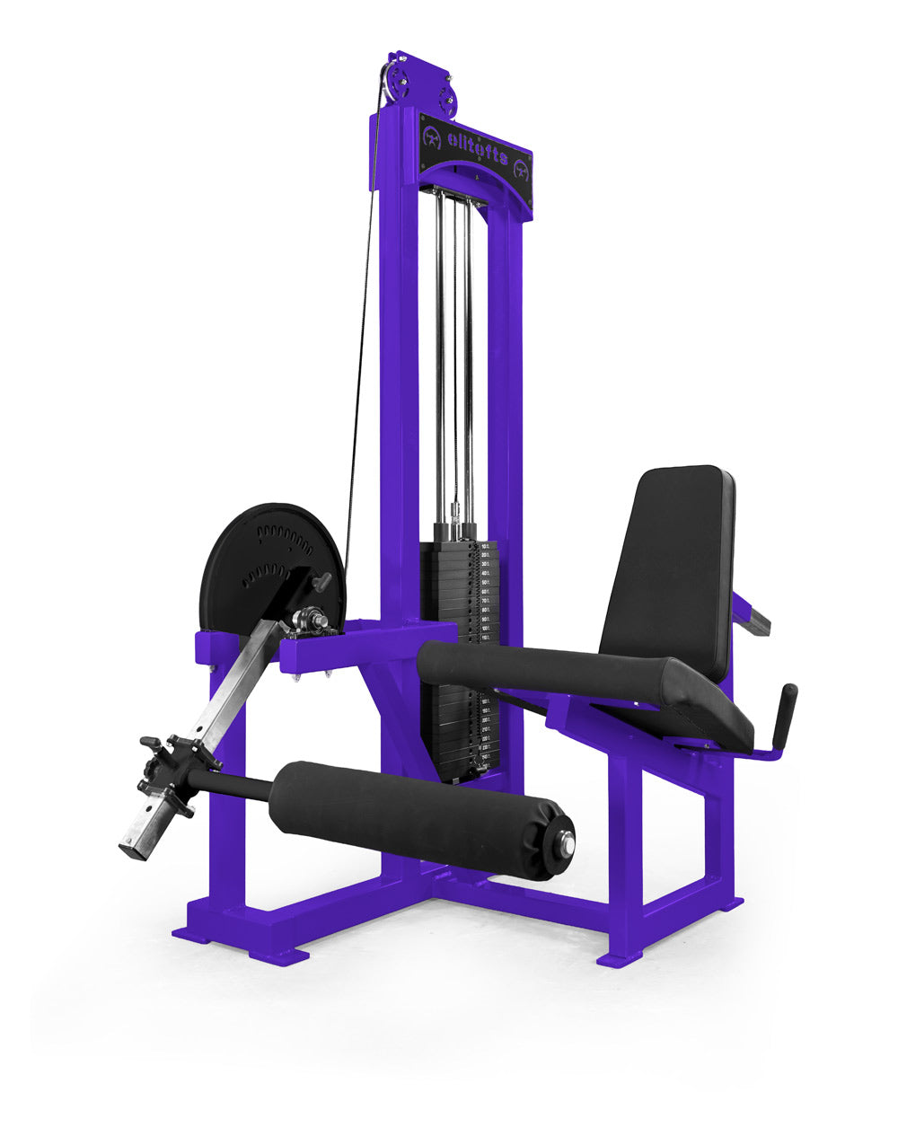 purple elitefts Signature Deluxe Leg Extension – Selectorized w/ 250lb Weight Stack