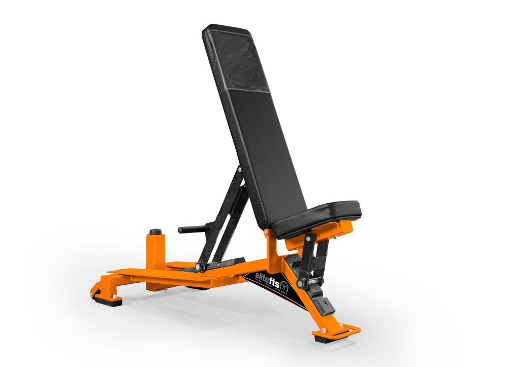 Signature 0-90 Dumbbell Bench w/ Kick Stand orange