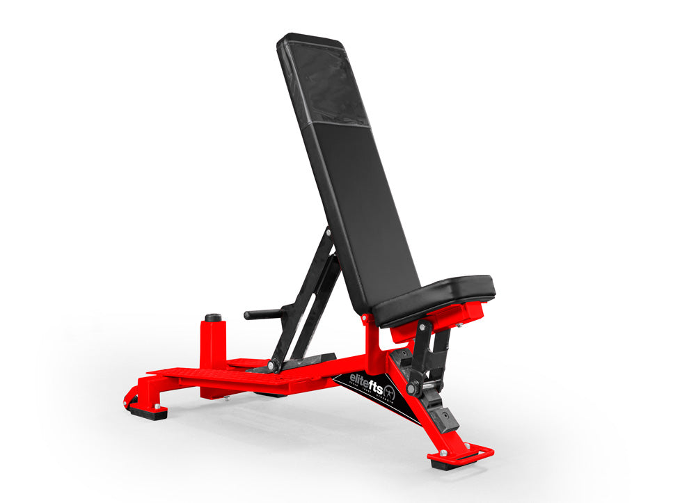 Signature 0-90 Dumbbell Bench w/ Kick Stand red