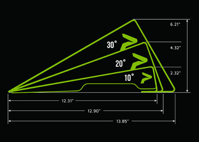 Prime Squat Wedge Solos incline spec diagram